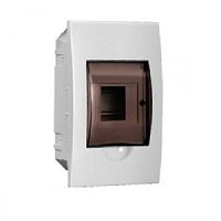 Бокс IEK Krepta 3 ЩРВ-П-4 222x136x87 IP41 прозрачная дверь картинка 